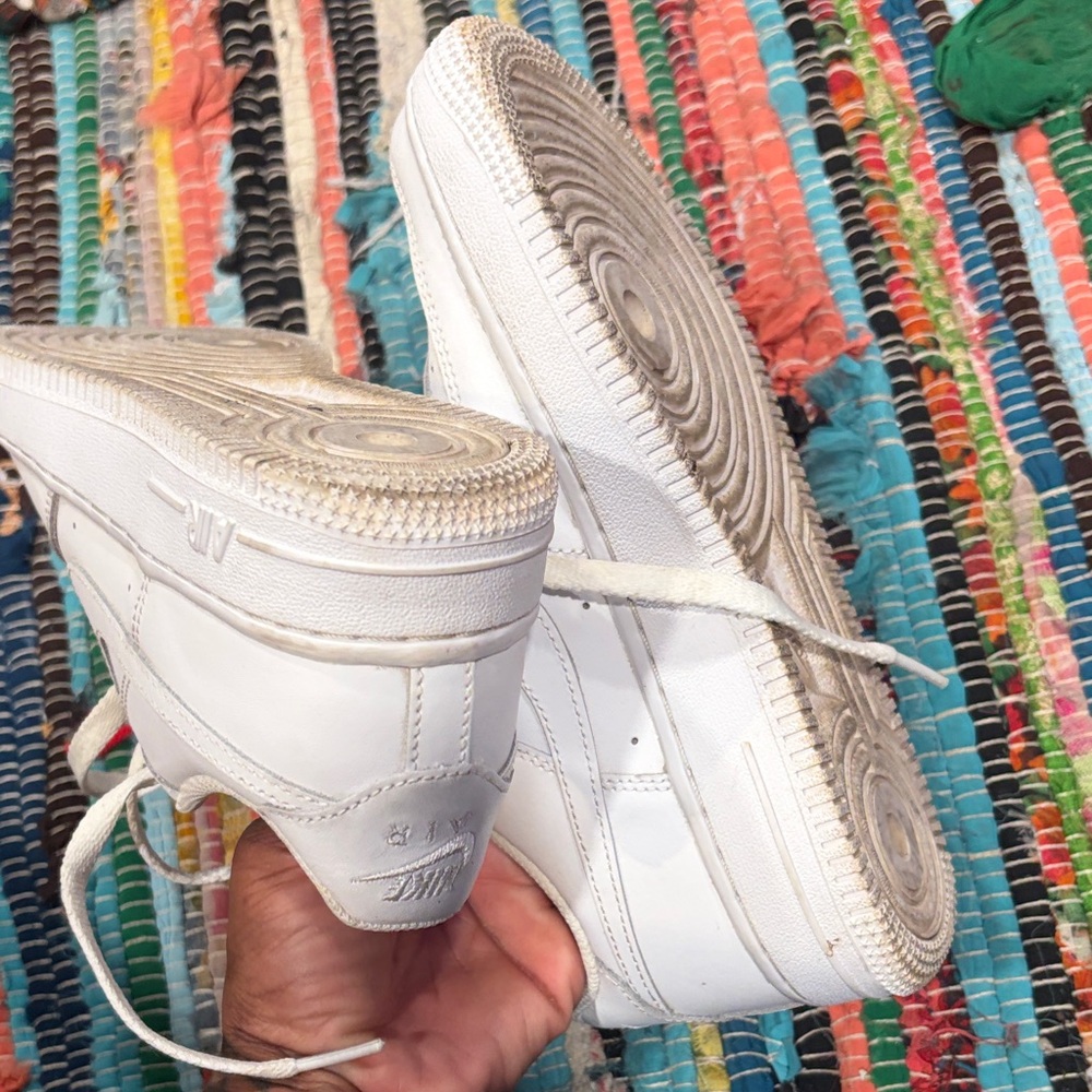 Nike White Lace-Up Sneakers - Picture 3 of 3